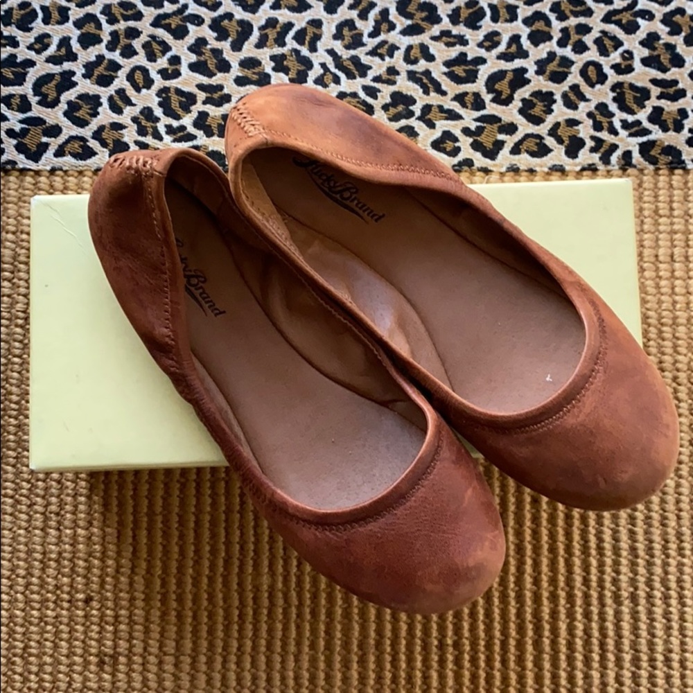 Lucky Brand Emmie Leather Flats